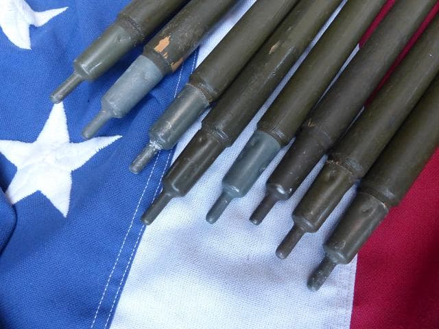 1945” 米軍実物 WWII　テントポール　8本セット 軍幕 243