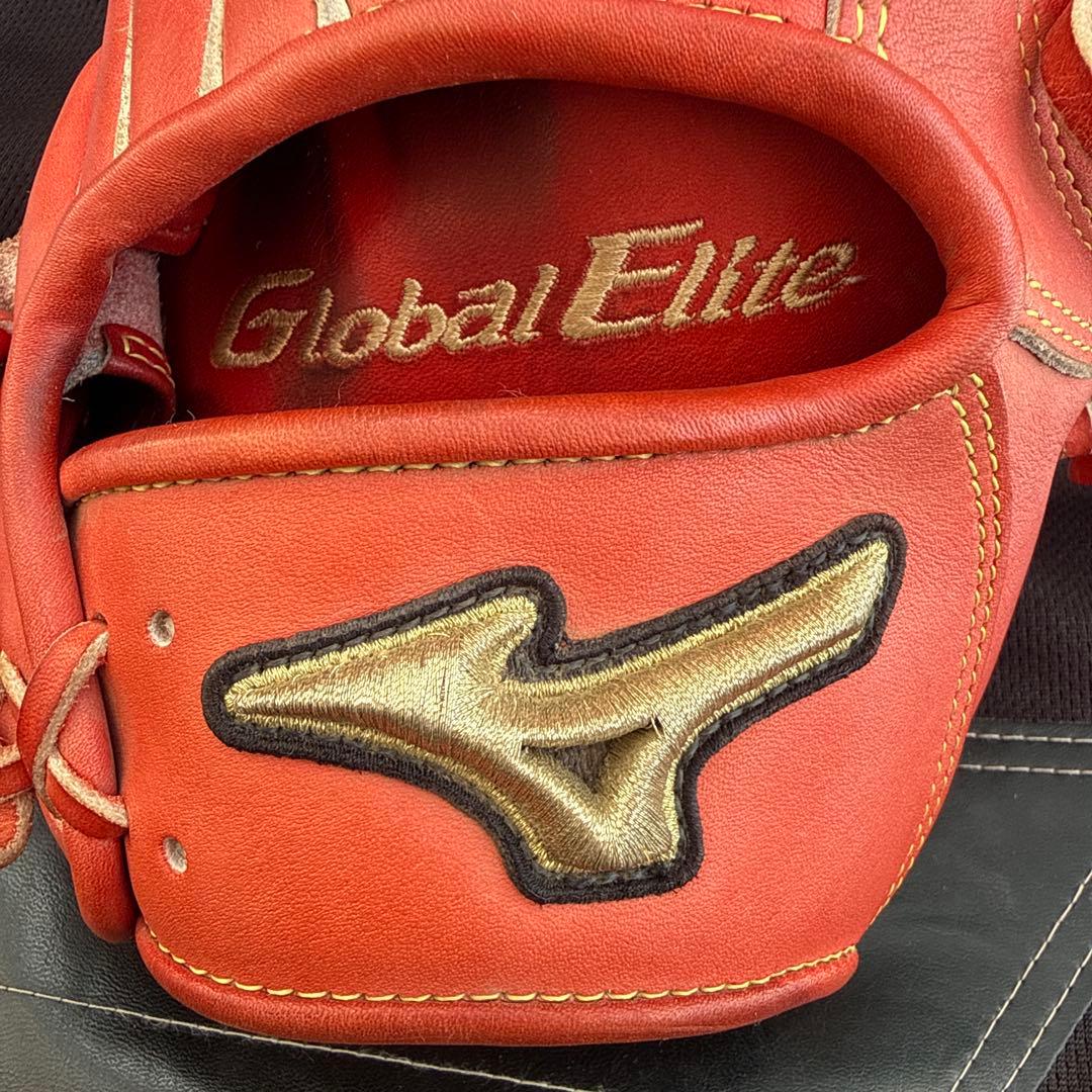 Global Elite 硬式グローブ ラディッシュ 収納袋付き