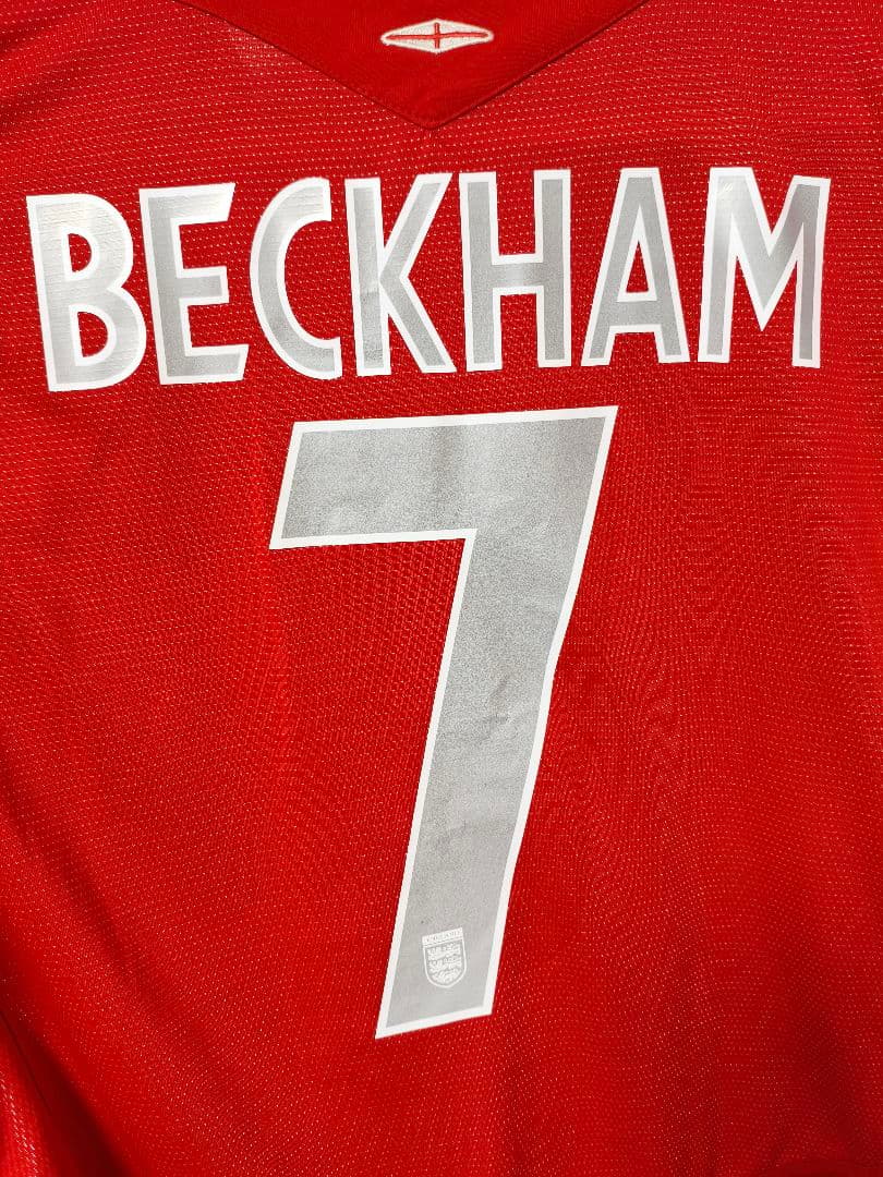 ウェア Beckham 7 England  2004/05 Longsleve