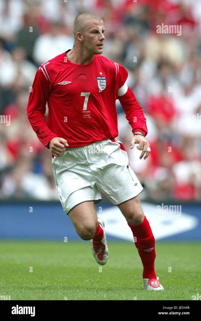 ウェア Beckham 7 England  2004/05 Longsleve