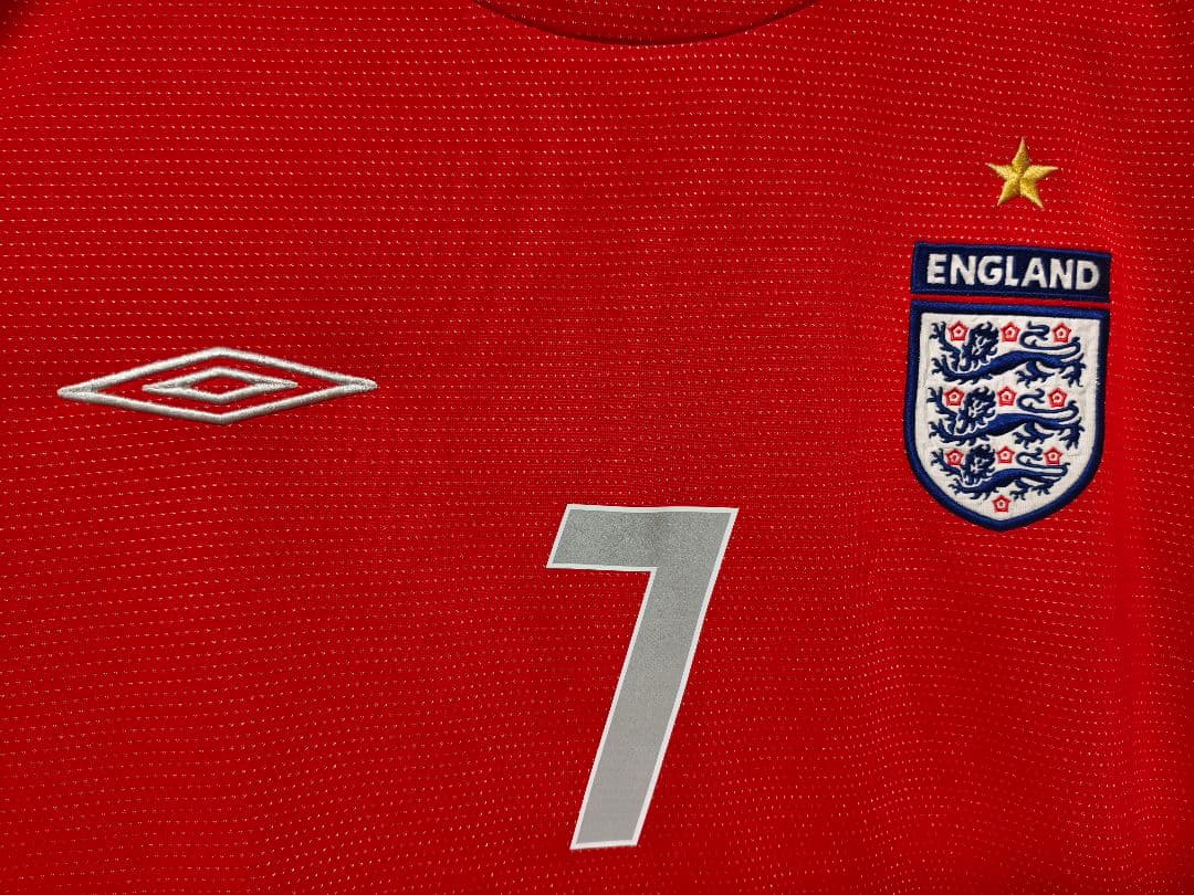 ウェア Beckham 7 England  2004/05 Longsleve