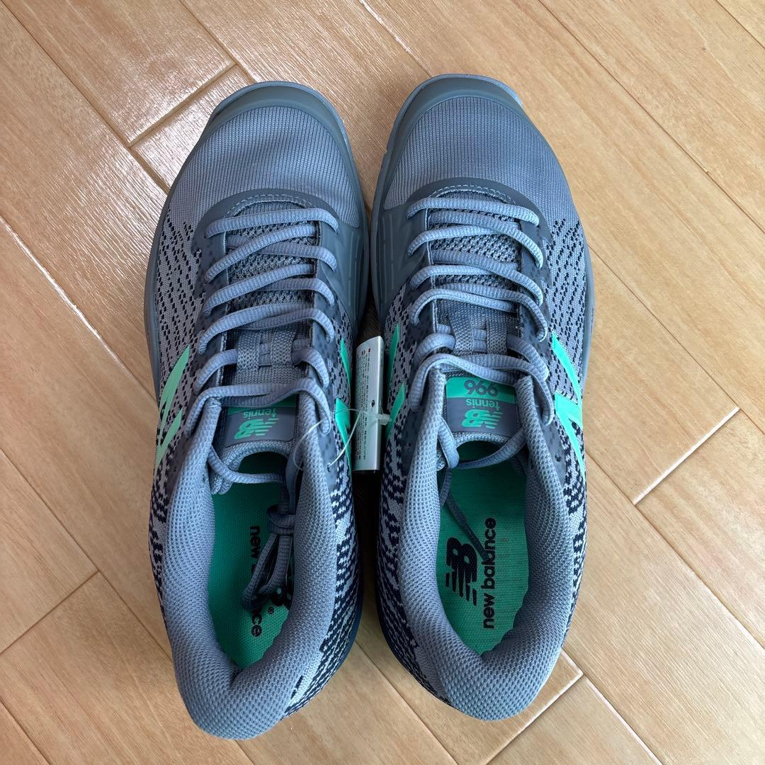 New Balance テニスシューズ 新品未使用 グレー/ミント
