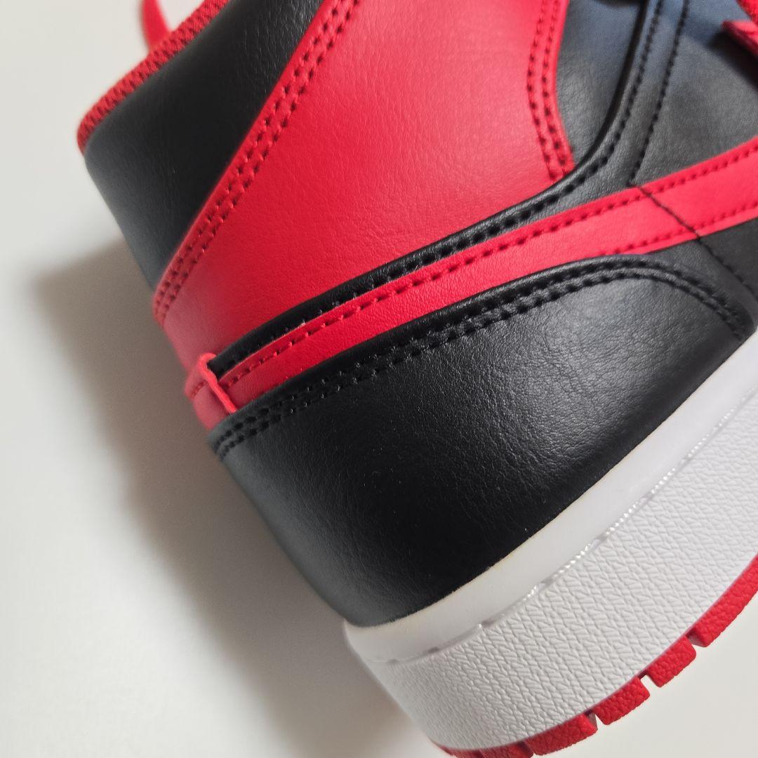 シューズ(男性用) Nike Air Jordan 1 Mid \"Bred Toe\" US10