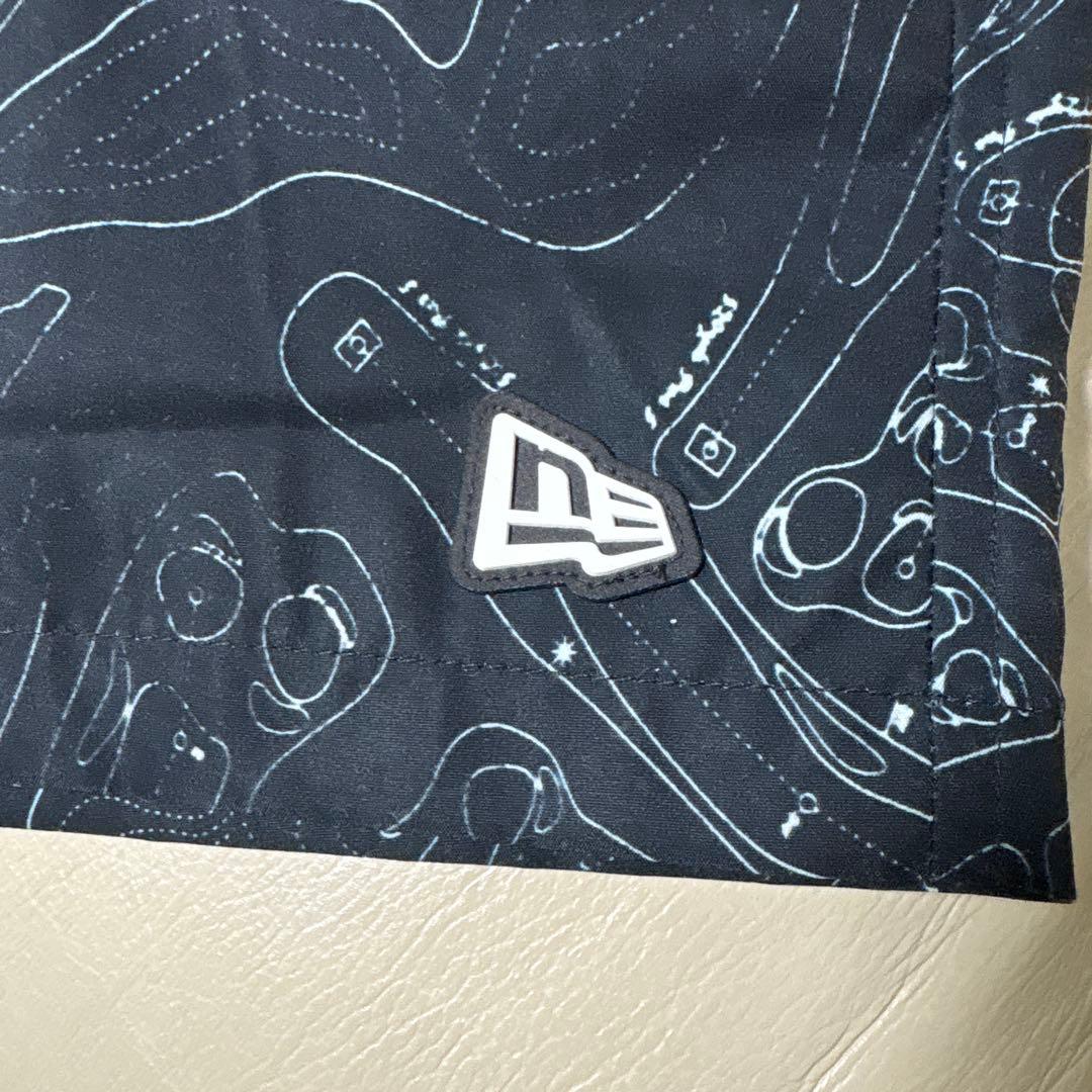 新品未使用　New Era ゴルフ地形図パターン メンズショートパンツ　サイズM