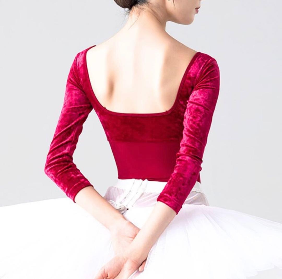 【最終値下げ】レオタード　バレエ　大人　レッド　M
