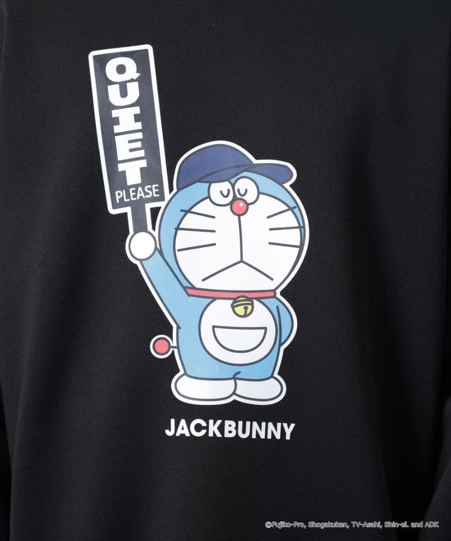 【超美品】Jack Bunny ジャックバニー×ドラえもん ゴルフウェア 黒 6