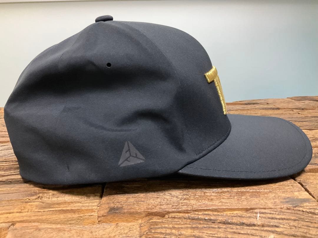 TFW49 ゴルフキャップBlack×gold