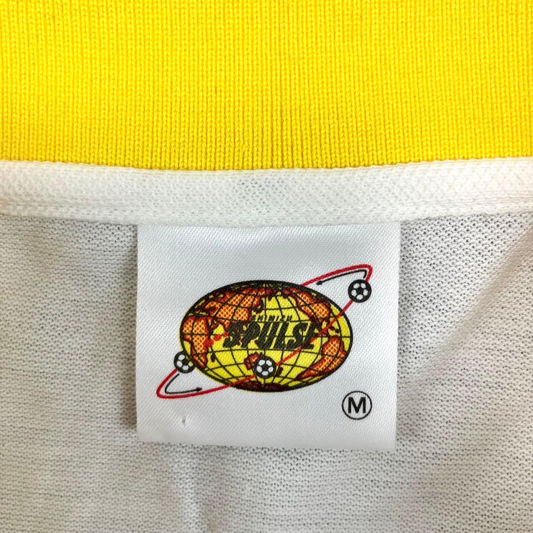 90s 清水エスパルス S-PULSE ポロシャツ 古着 レトロ ホワイト M