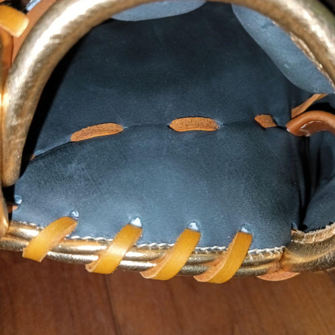新品　ZETT 軟式グローブ オレンジ/黒 サイズ4