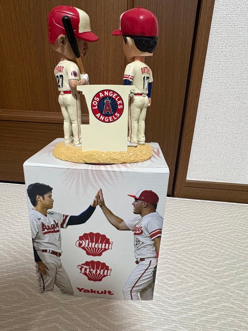 【新品】ショウヘイ・オオタニ & マイク・トラウト フィギュア