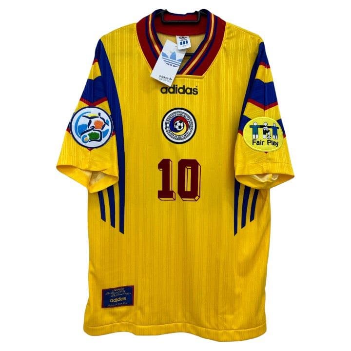 1996 ルーマニア代表　ハジ　アディダスオフィシャル　当時物ユニフォーム