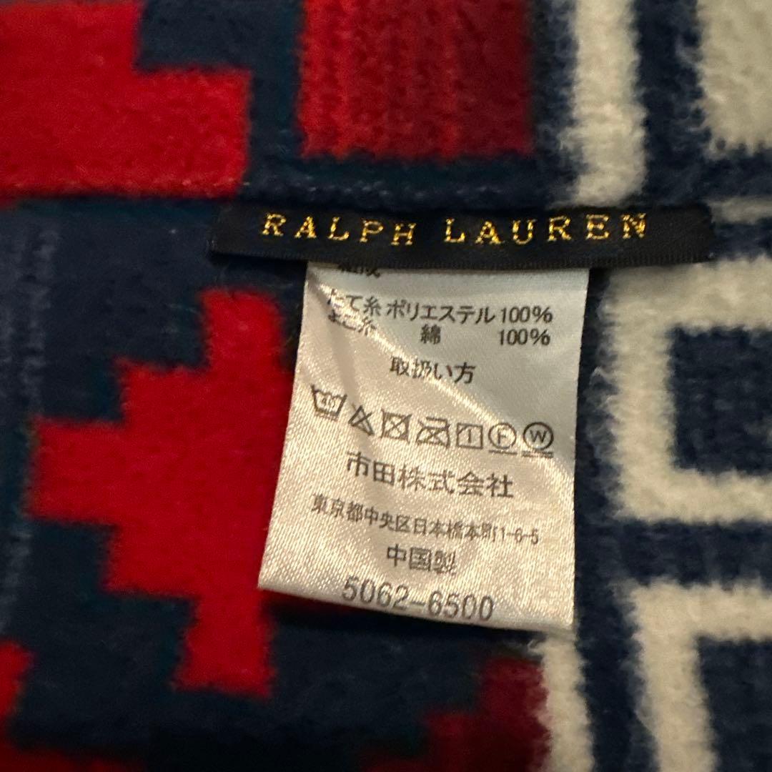 ラルフローレン　ネイティブ柄ブランケット
