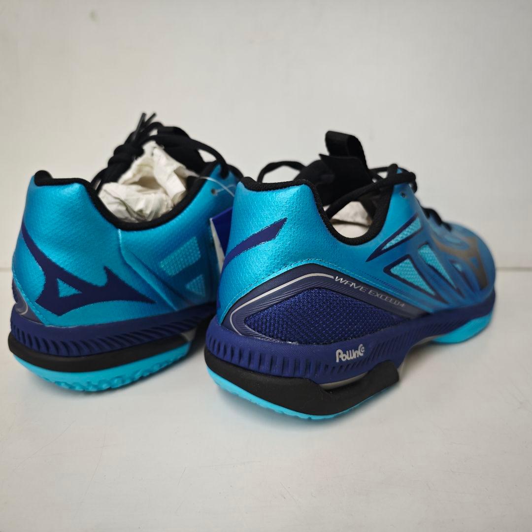 Mizuno テニスシューズWave Exceed4OC 青27.0cm