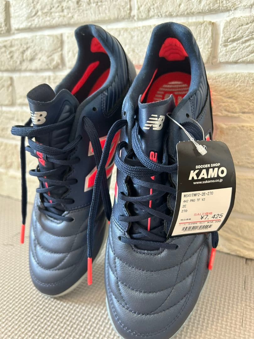 NewBalance 442v2ProTF(2Eモデル)ネイビー/レッド27cm