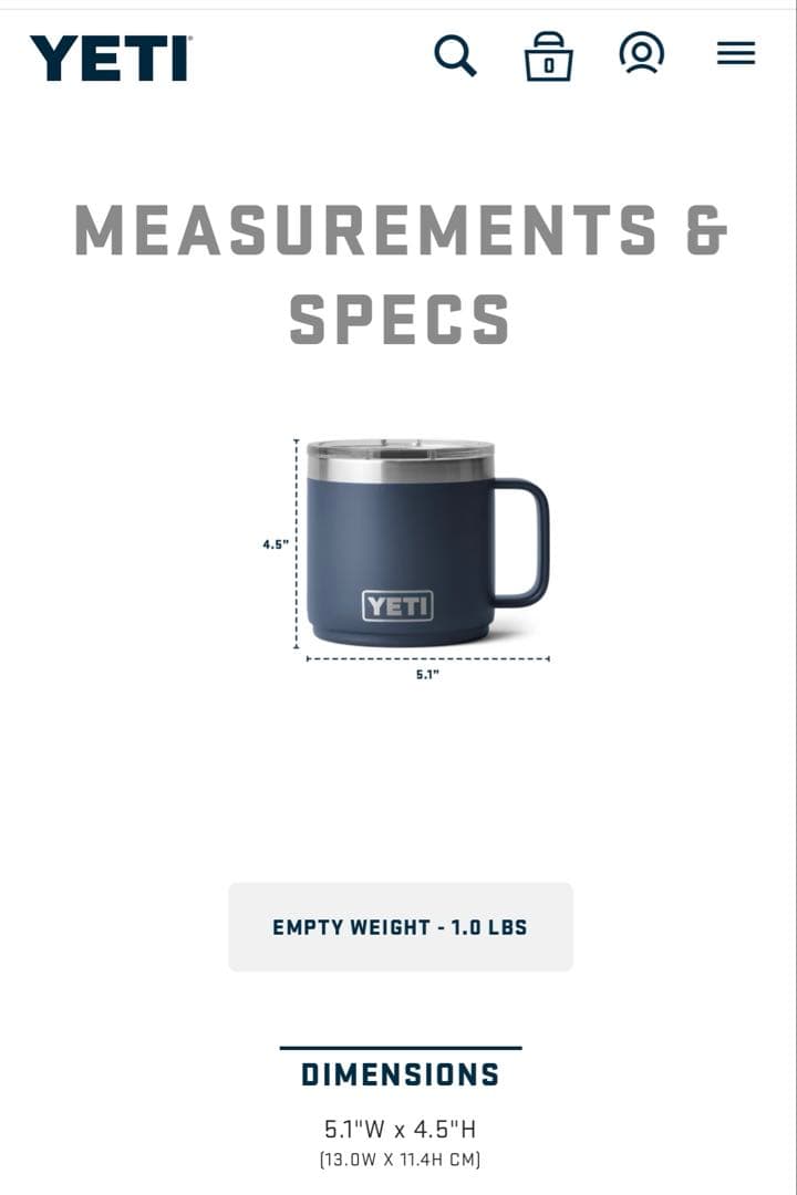 日本未発売YETIイエティ ランブラー14oz マグ2.0ビッグウェーブブルー