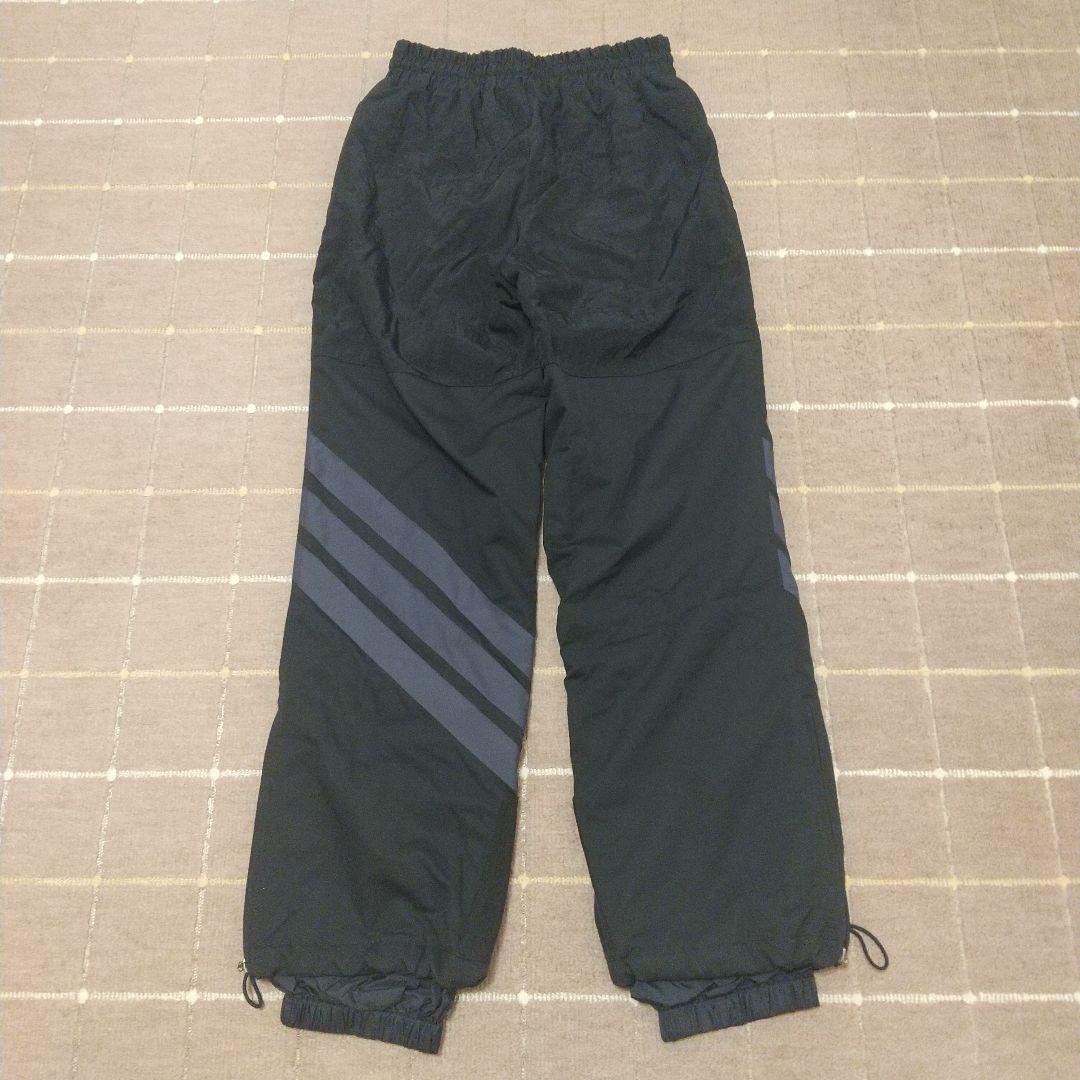 【adidas】フード付きウェア美品・ダークグレー/ブラック【上下セット】