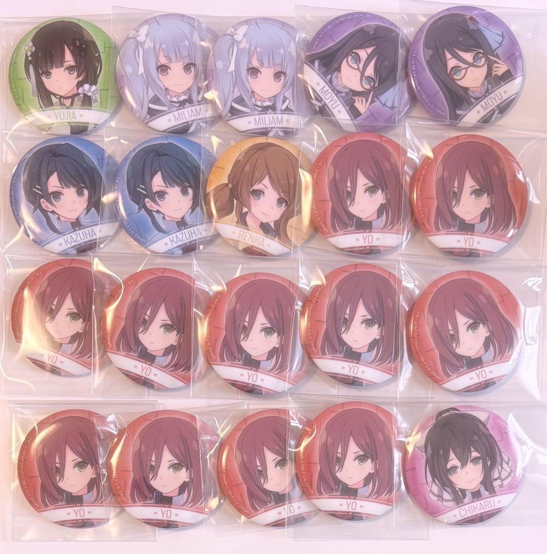 アサルトリリィ ラスバレ 缶バッジ127個1BOX 画像5枚有り バラ売り可能