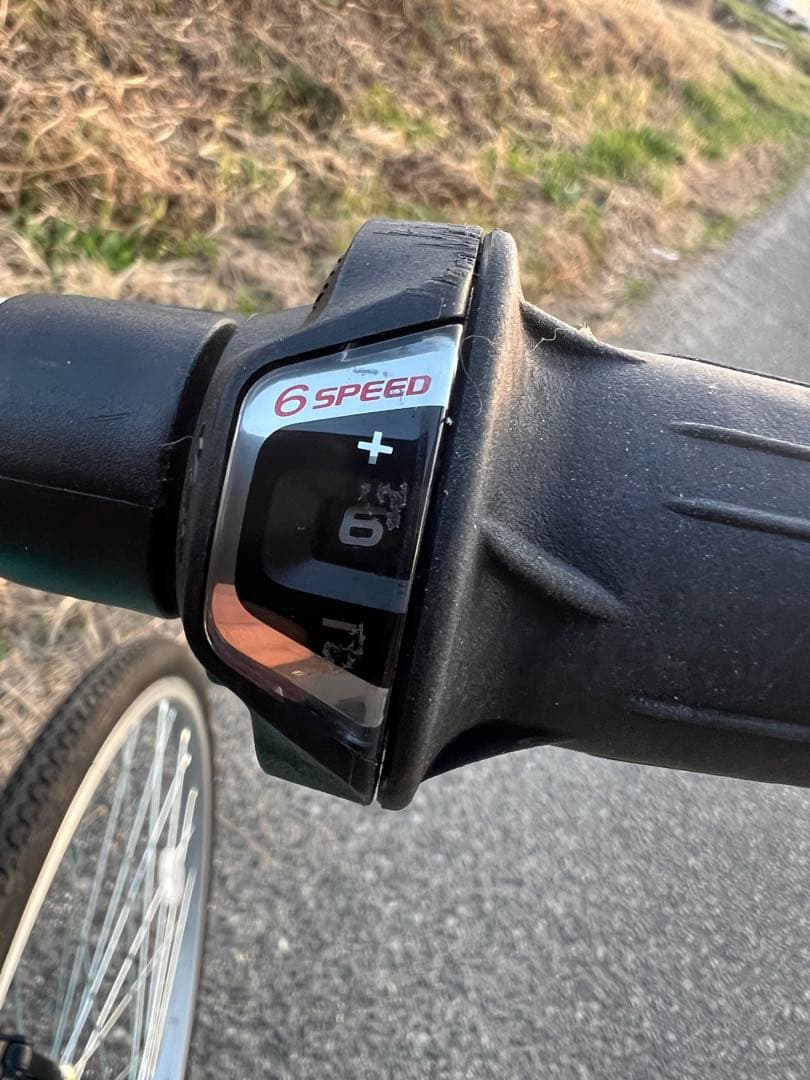 名古屋発手渡し希望26インチクロスバイク名古屋市内お届け無料6段変速