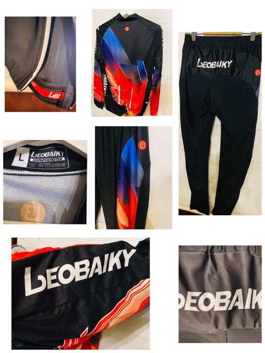 サイクリングウェア上下2セット有　LEOBAIKY スポーツウエア超希少品‼︎