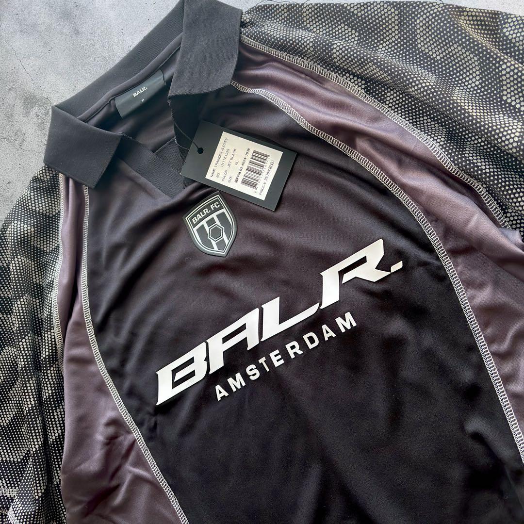 【新品タグ付】定2.9万 BALR. ボーラー トラックジャージ ポロ 黒 XL