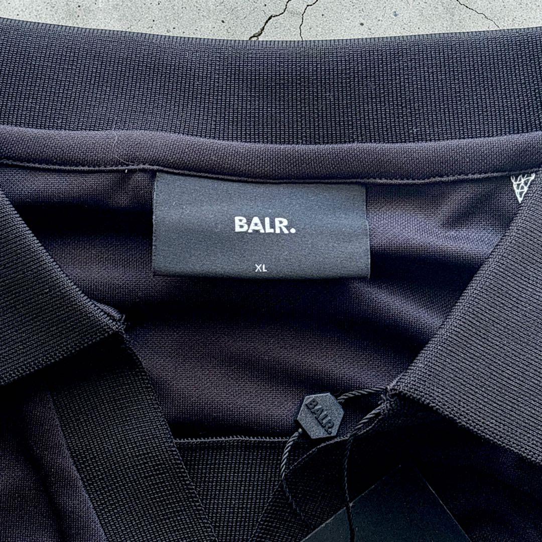 【新品タグ付】定2.9万 BALR. ボーラー トラックジャージ ポロ 黒 XL