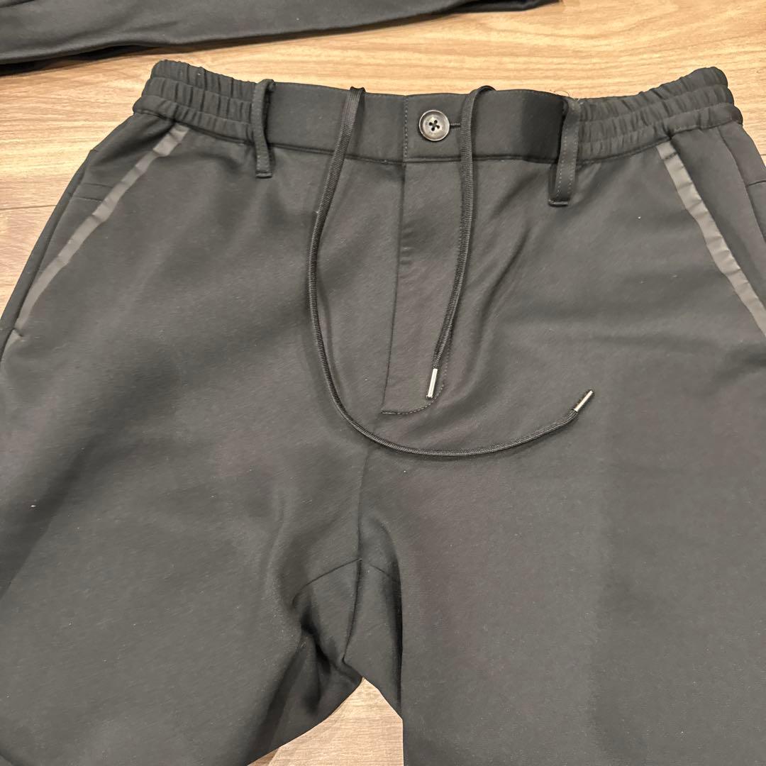 StANDREWS 黒 フード付きウェアセットアップ