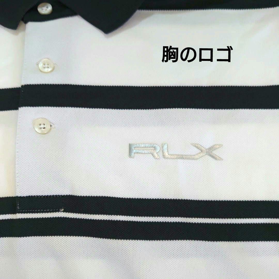 新品未使用タグ付き！✨RLX✨ ストライプ ポロシャツ sizeM