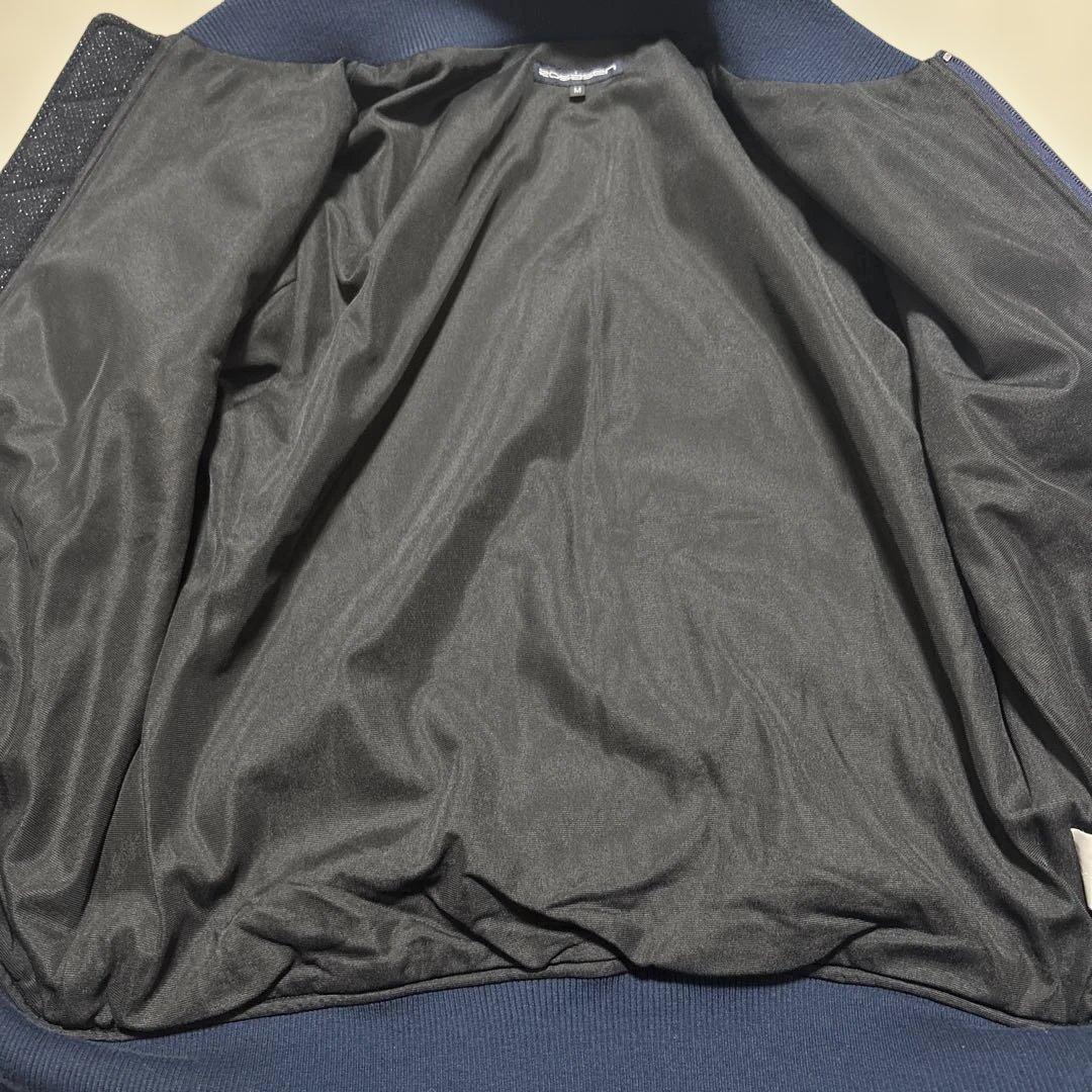 ロサーセン ゴルフ ブルゾン ネイビー M メンズ ワッペン ストレッチ