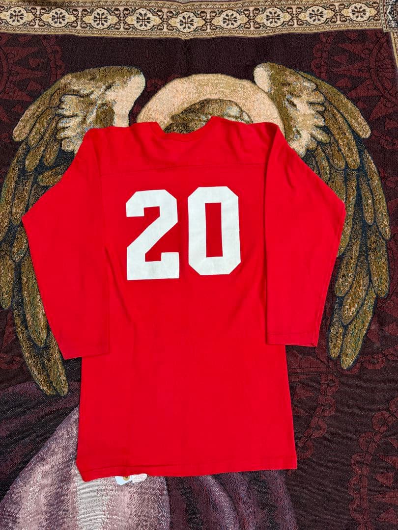 70s RUSSELL ATHLETIC フットボールシャツ M