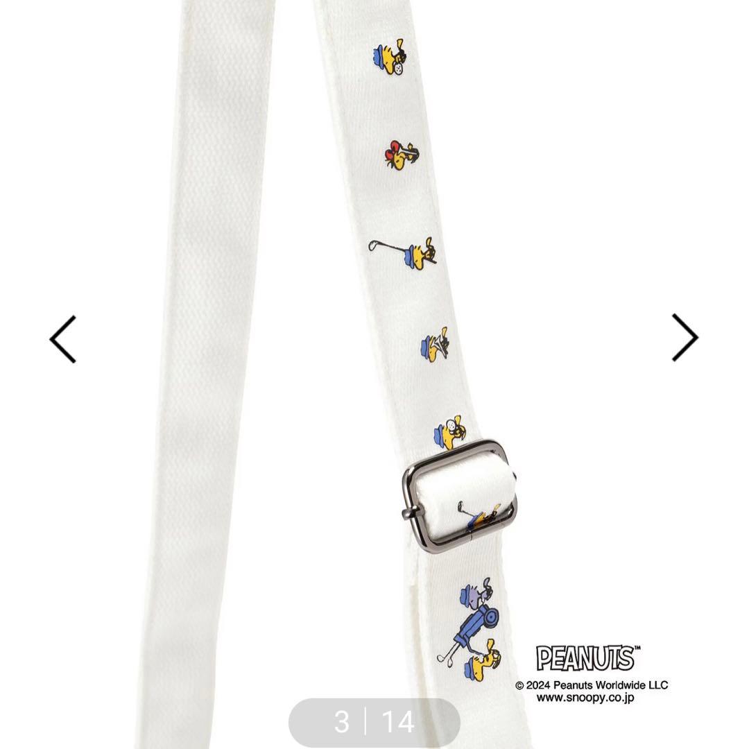 パーリーゲイツ スヌーピー トートバッグ ＜ボーダー柄＞ (UNISEX)
