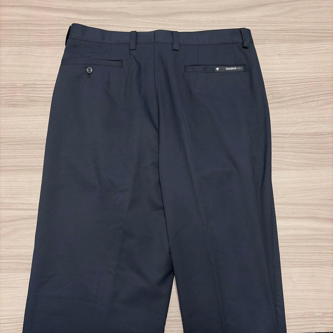 新品未使用品 裏起毛デサントゴルフ メンズ ストレッチパンツ 黒 82
