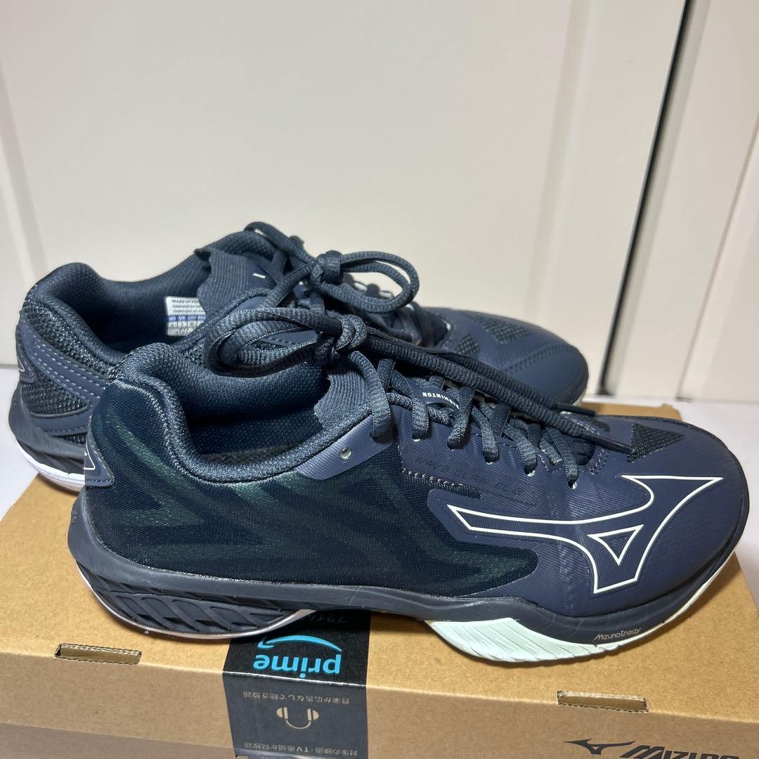 Mizuno バドミントンシューズ 黒　ウェーブクロー　ミズノ　EL2 wide
