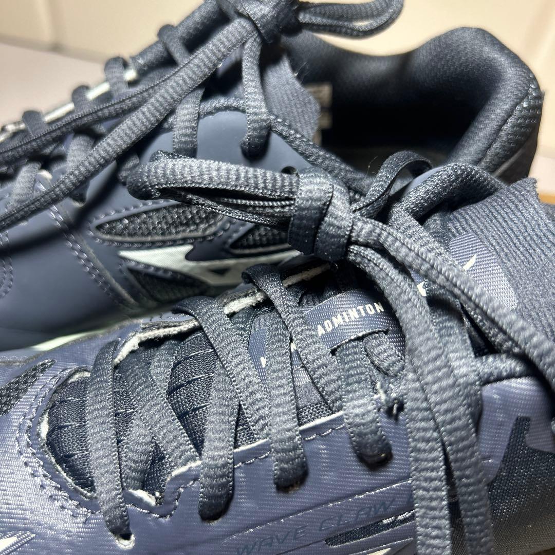 Mizuno バドミントンシューズ 黒　ウェーブクロー　ミズノ　EL2 wide