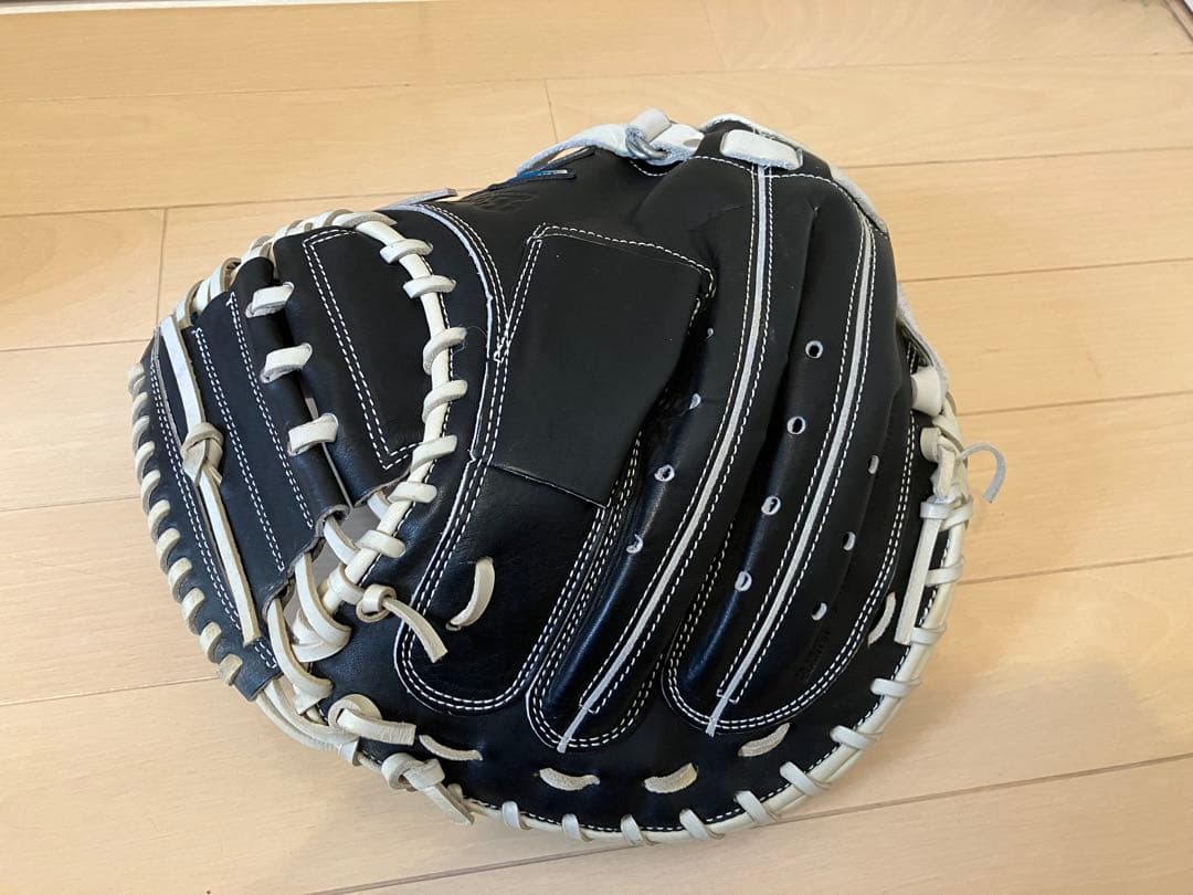 Mizuno 軟式キャッチーミットBuw League 黒/白