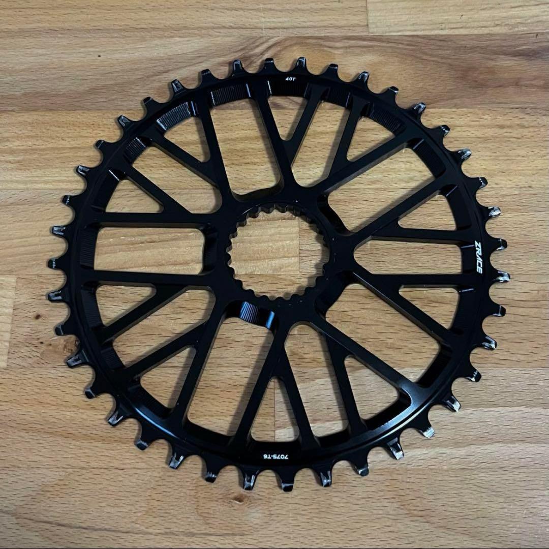 RIRO カーボンクランク 165mm 40tナローワイドチェーンリング付き