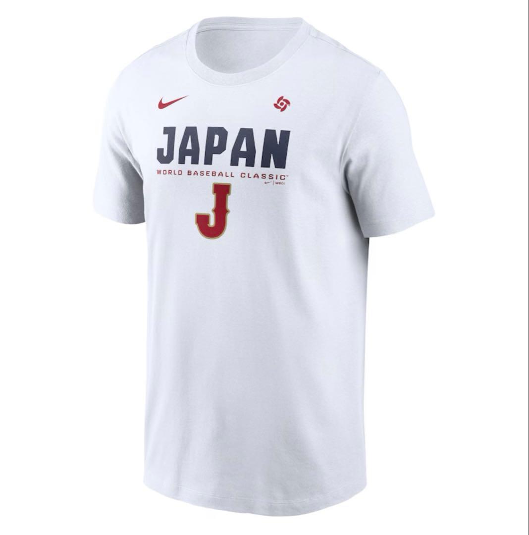 2026 WBC 侍ジャパン ボールド コットン Tシャツ ホワイト