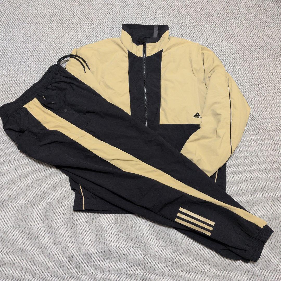 キ*ド様 【極美品】adidas THE THREE STRIPES ウーブンセ
