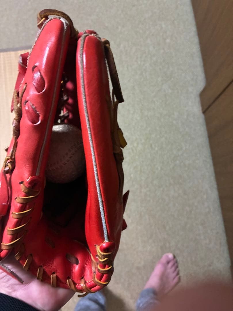玉澤　軟式グローブ　カンタマ　外野手用　特別仕様　収納袋付き