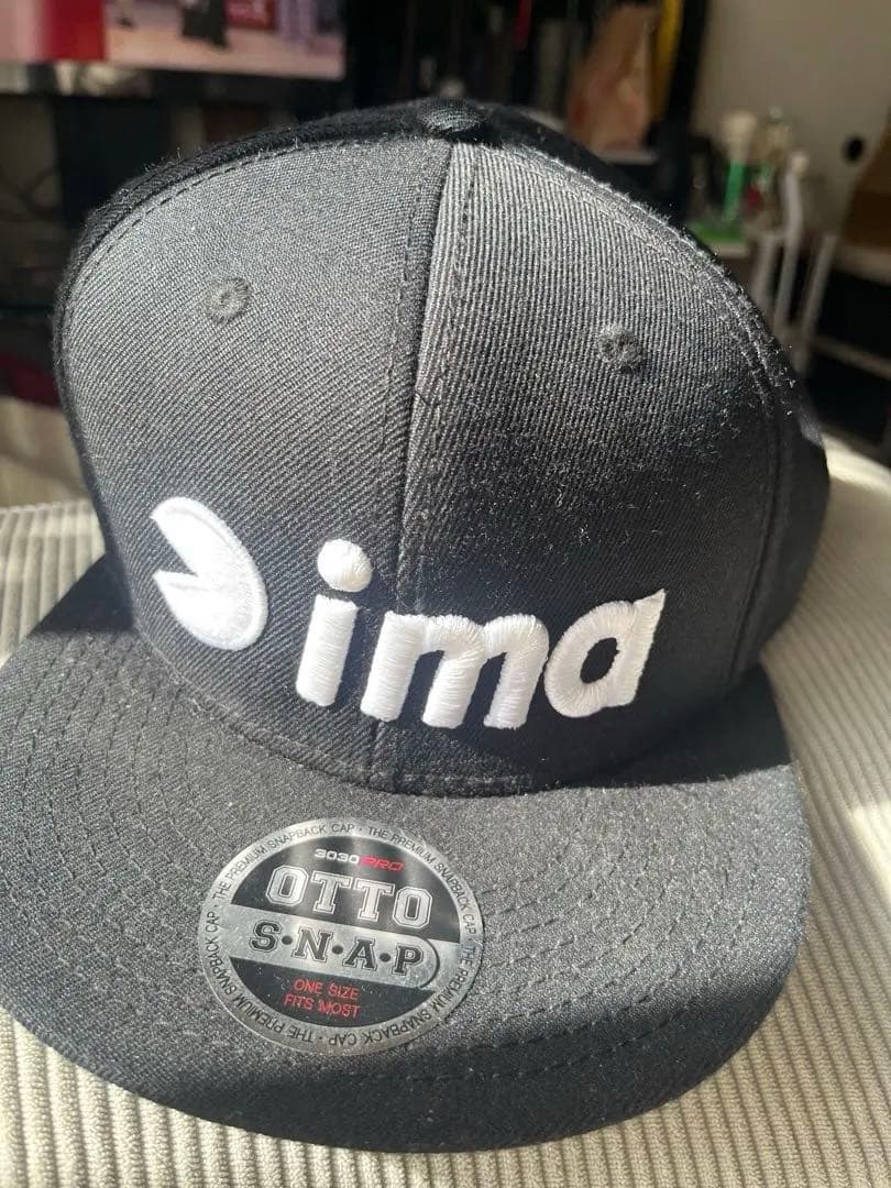 ima 入手困難　美品アイマ　フラットキャップ　ブラック　サスケ