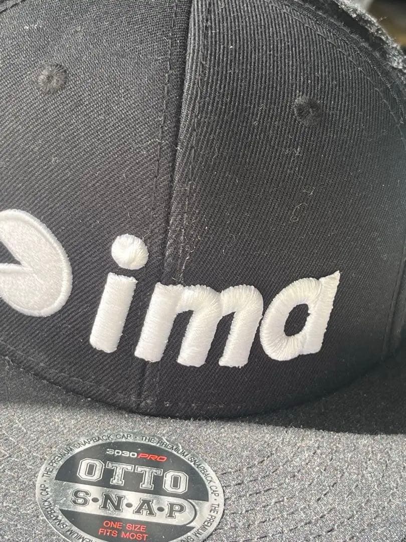 ima 入手困難　美品アイマ　フラットキャップ　ブラック　サスケ