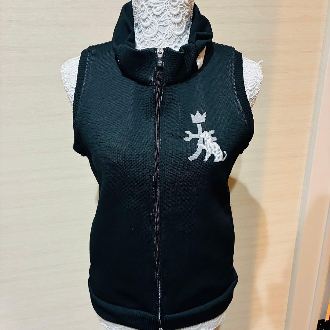 未使用級　CASTELBAJAC カステルバジャック　総柄　ニットベスト
