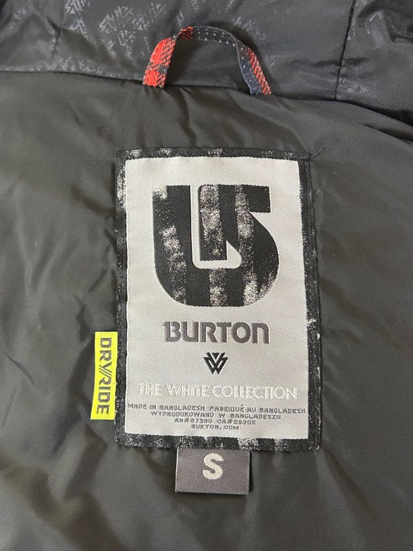 BURTON THE WHITE COLLECTION スノーボードジャケットS