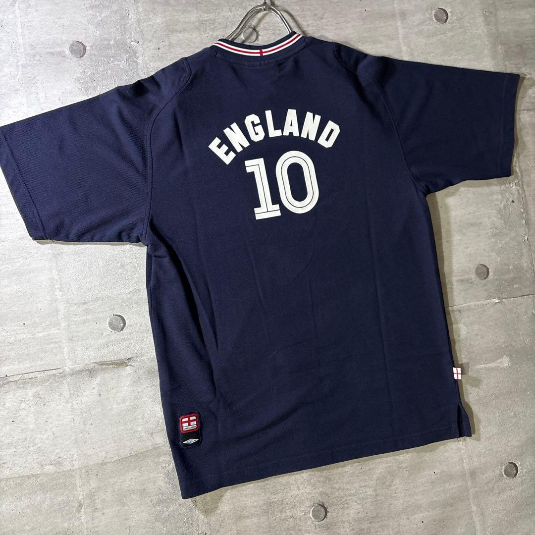 90s UMBRO england ゲームシャツ　サッカーシャツ　L