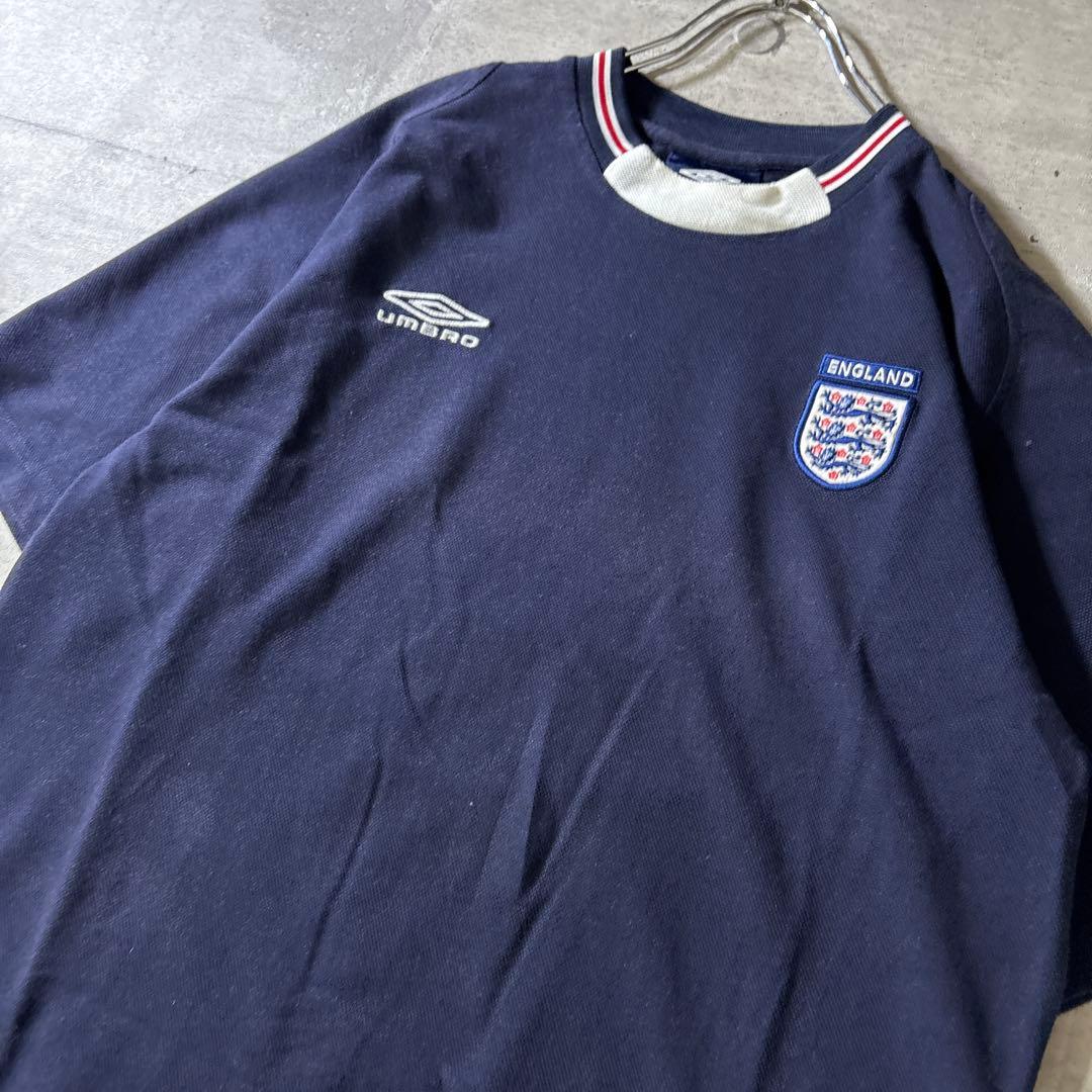 90s UMBRO england ゲームシャツ　サッカーシャツ　L
