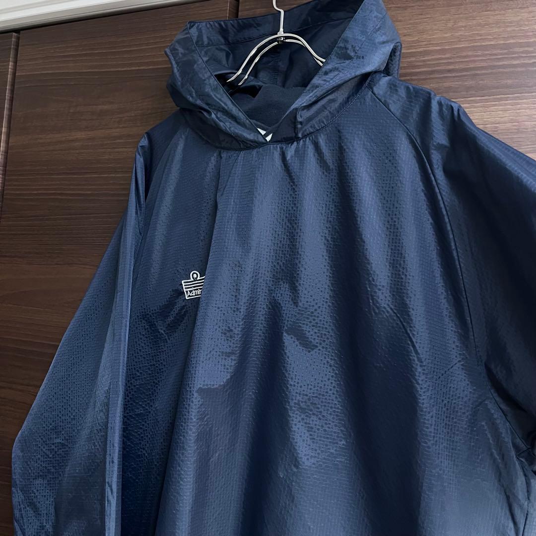 Admiral アドミラル ナイロンセットアップ プルオーバー 紺 XL 90s