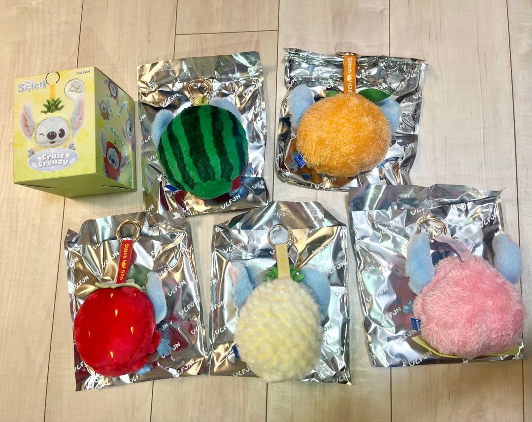 《全種セット売り》香港ディズニーランド限定 スティッチ Fruit Frenzy