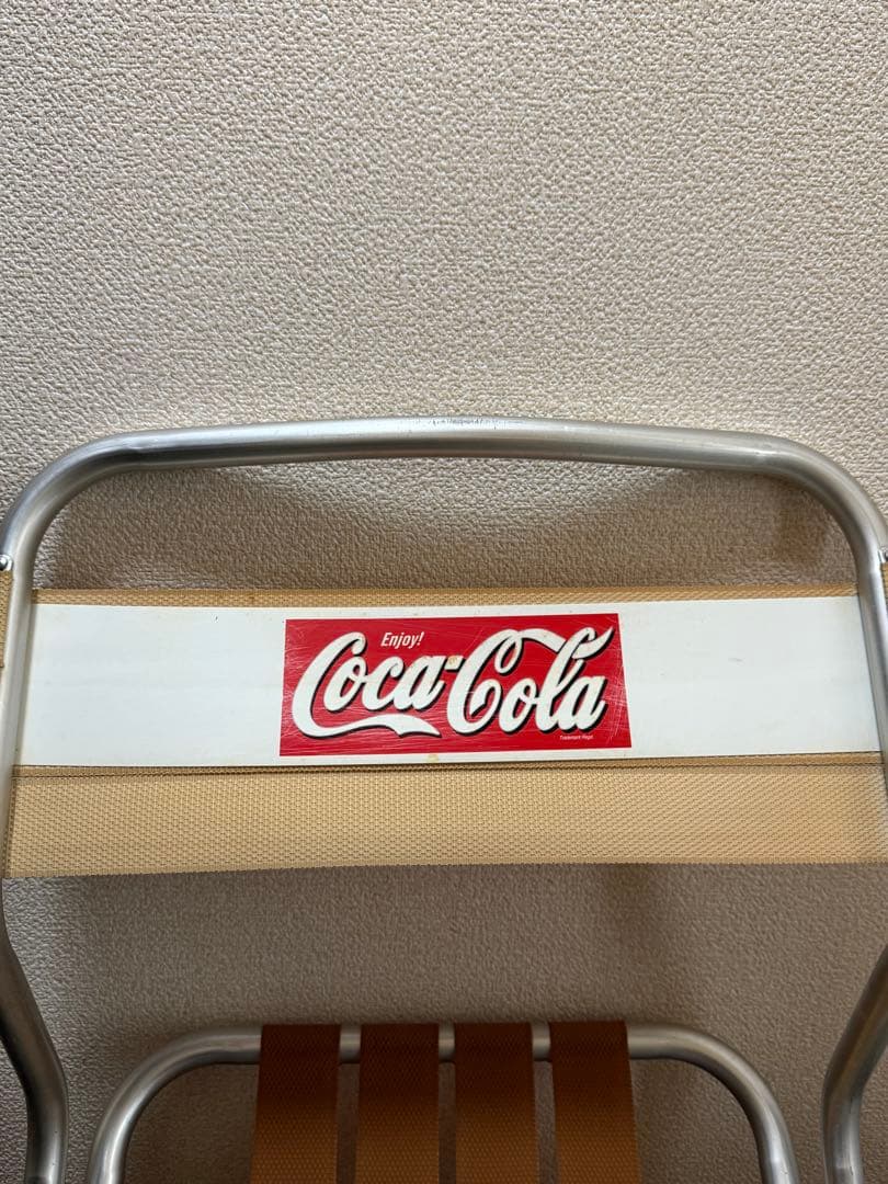 レア　コカコーラ 折りたたみ椅子 昭和 レトロ ヴィンテージ