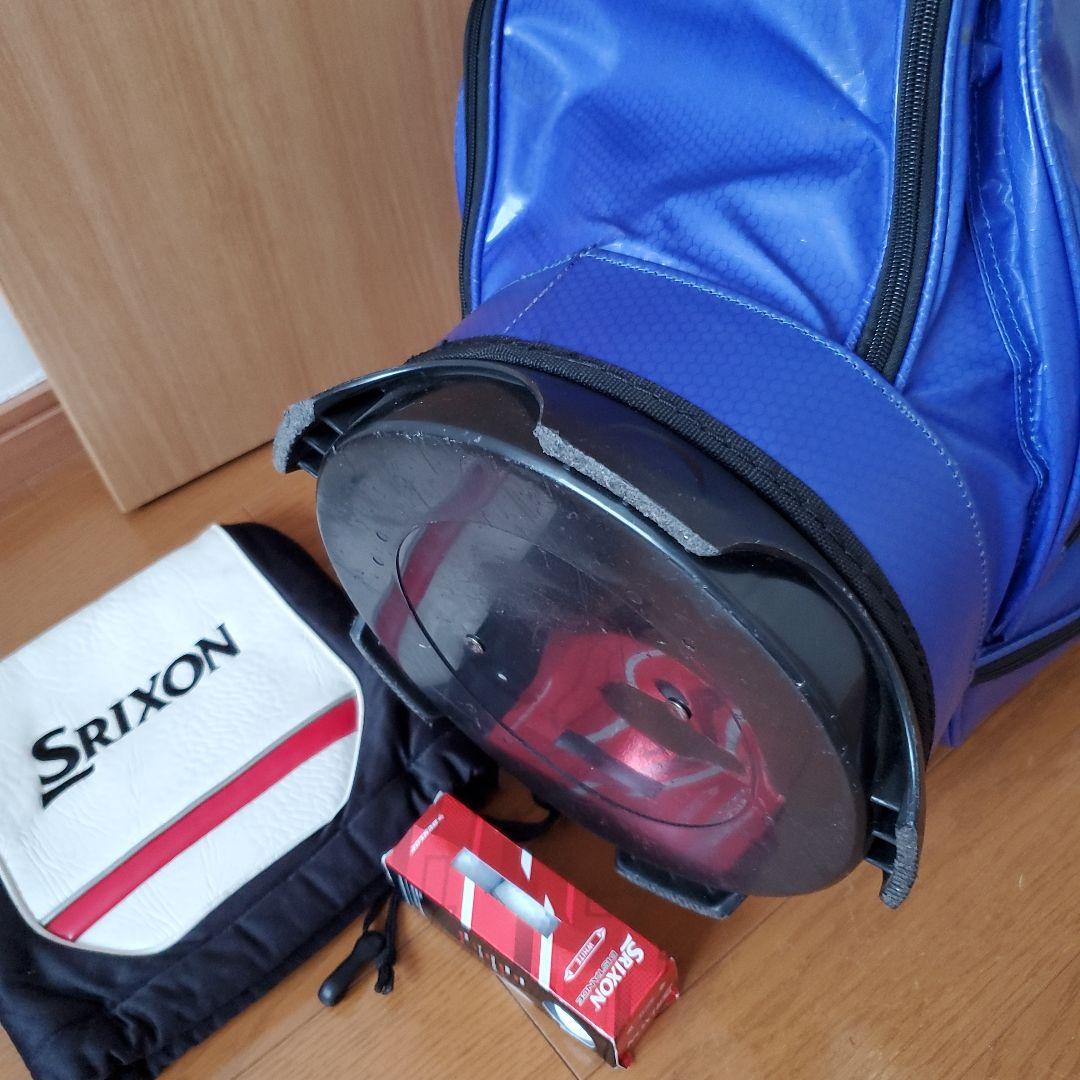 Srixon キャディバッグ　軽量　ゴルフバッグ アイアンカバー、ボール付　格安