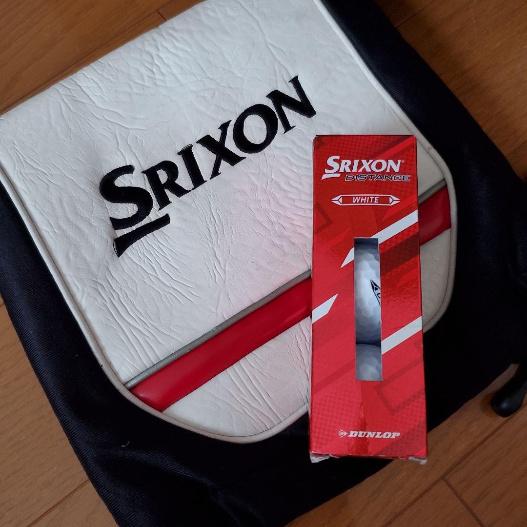 Srixon キャディバッグ　軽量　ゴルフバッグ アイアンカバー、ボール付　格安