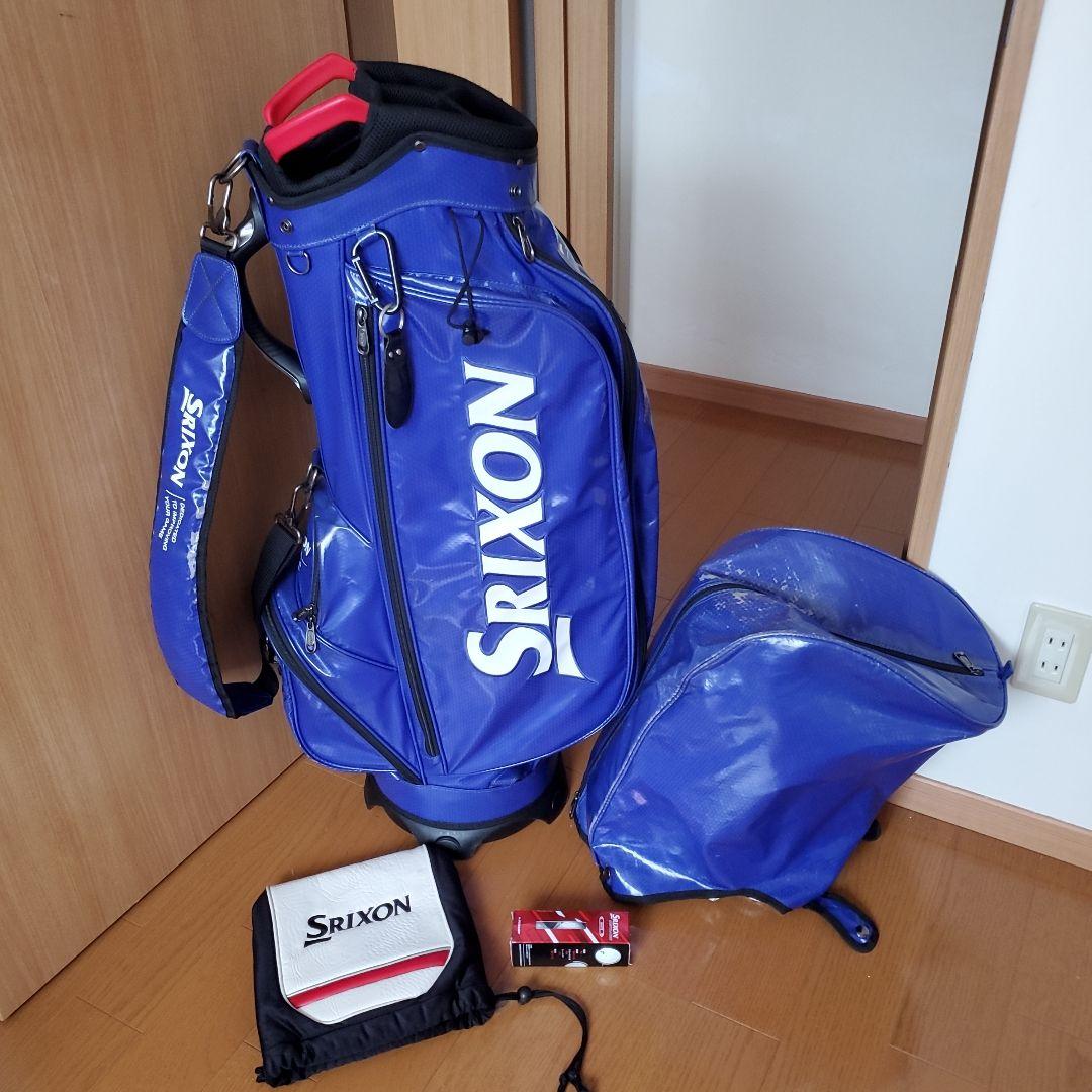 Srixon キャディバッグ　軽量　ゴルフバッグ アイアンカバー、ボール付　格安